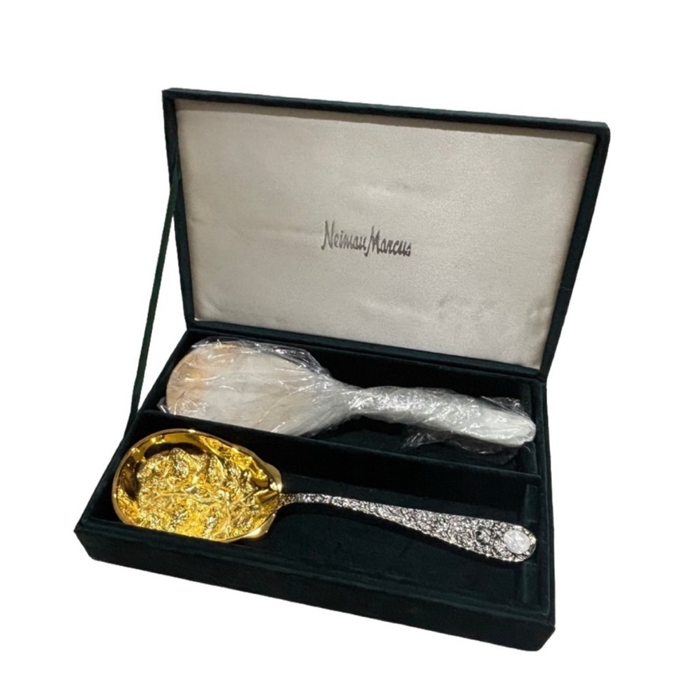 Neiman Marcus Godinger Strawberry Serving Spoon Set